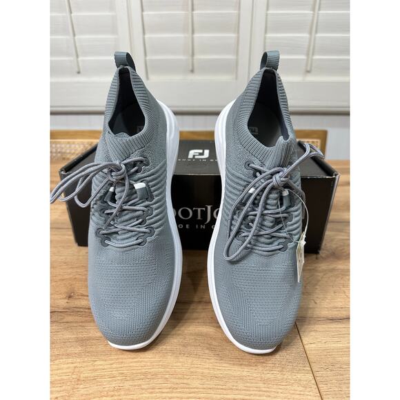 Footjoy Women's Flex XP Golf Shoes Performance Knit Mesh Grey Size 9 NIB - Picture 8 of 15
